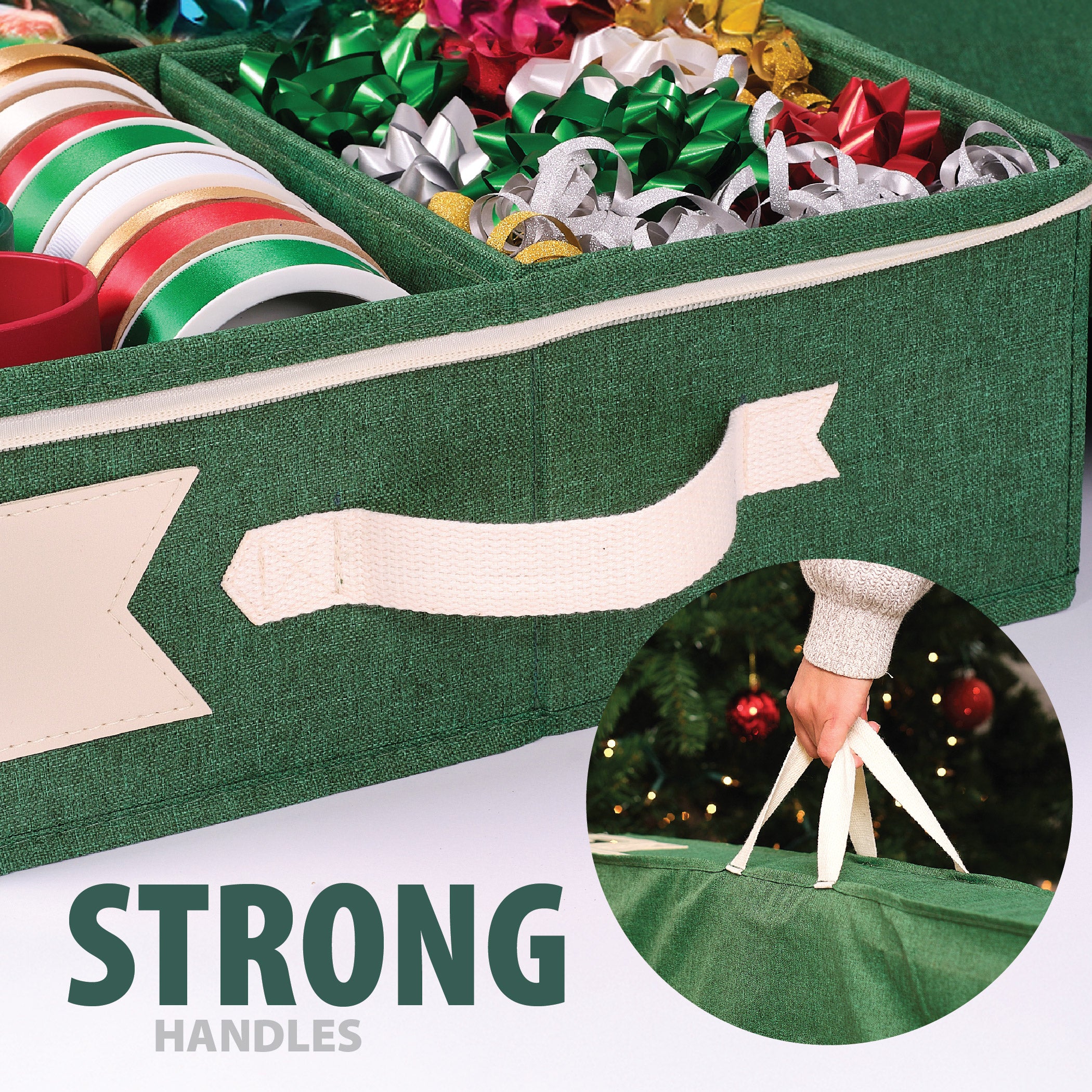 Little ELF Premium Wrapping Paper Storage Organizer