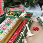 Little ELF Premium Wrapping Paper Storage Organizer