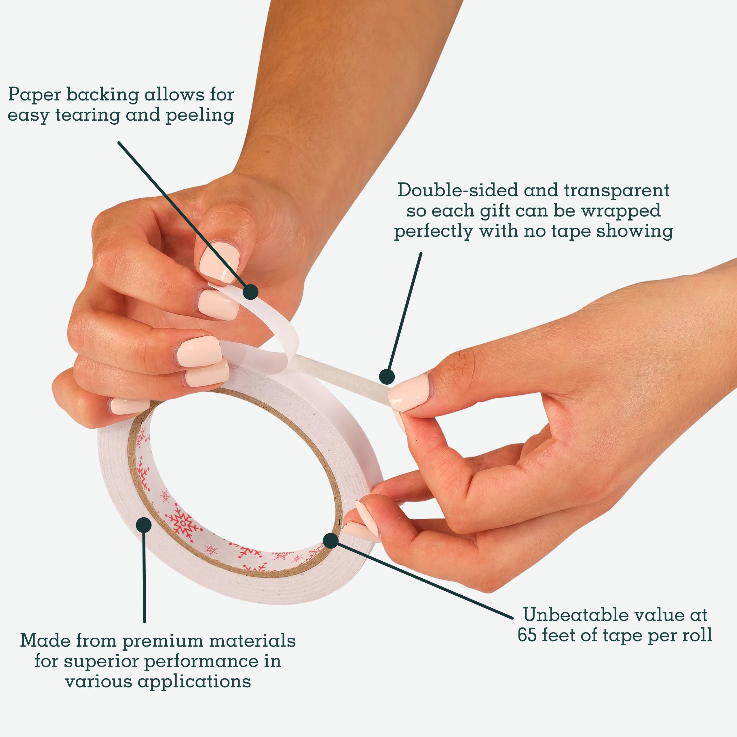 Little ELF Double Sided Gift Wrap Tape