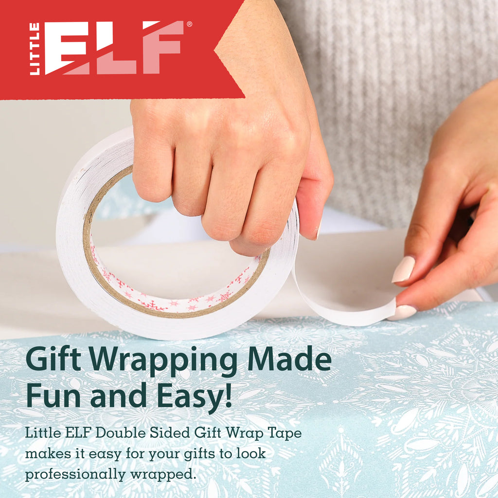Gift Rapper Tape Little ELF Double Sided Gift Wrap Tape – Little ELF Products, Inc.
