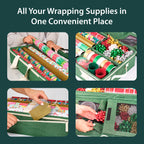 Little ELF Premium Wrapping Paper Storage Organizer
